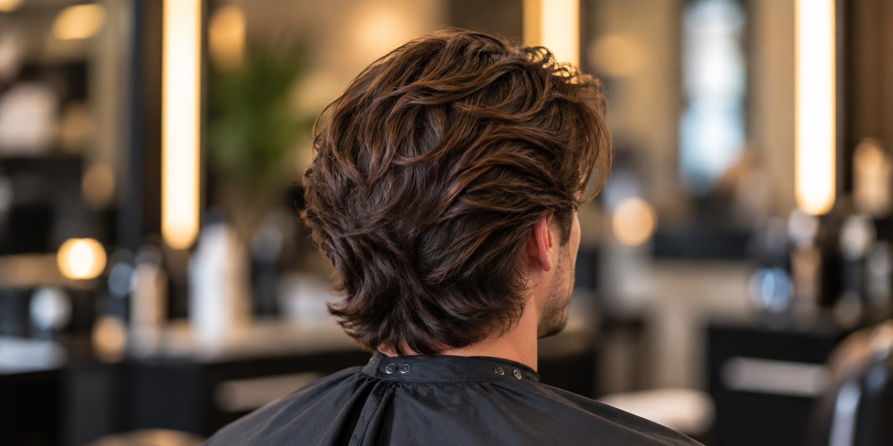 Longer men's scissor haircut inspiration